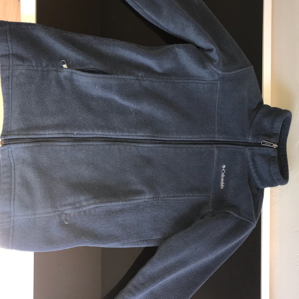 Youth large Columbia dark blue jacket